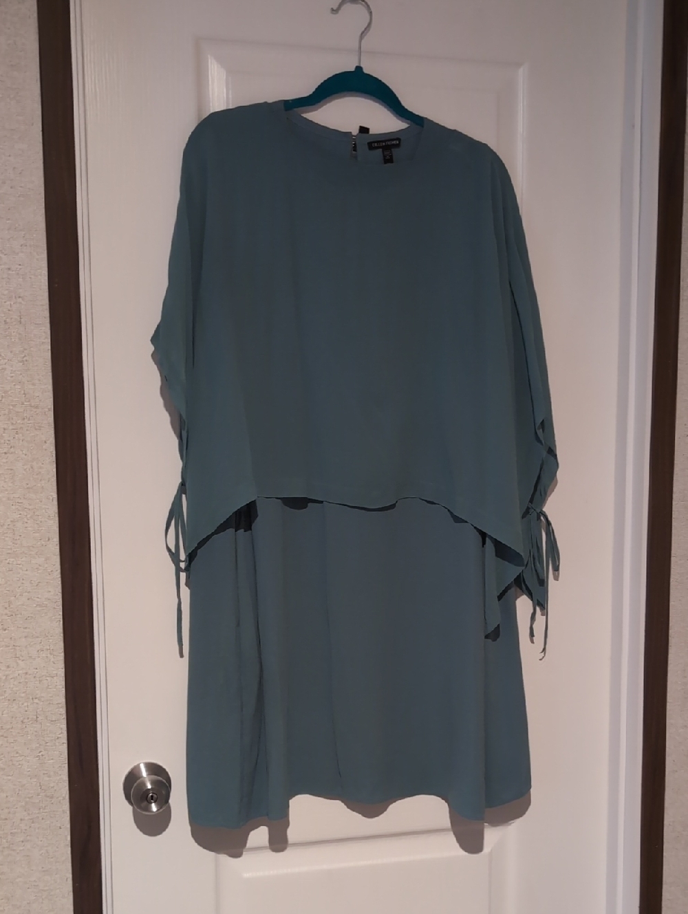 2 PC Eileen Fisher Silk Crepe Dress, L